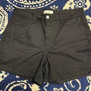 Zenana Outfitters High Waist Black Shorts